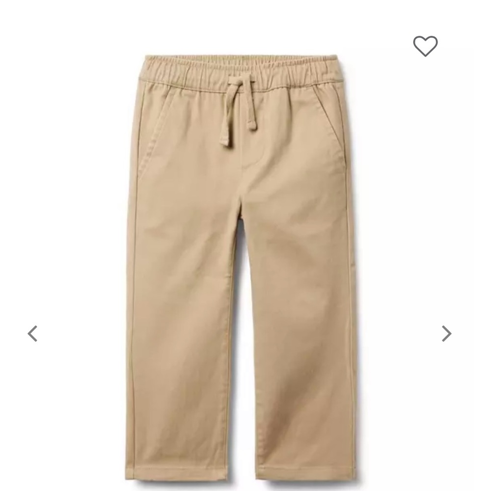 Janie and Jack Tan Casual Pants twill pull ons.
Brand New